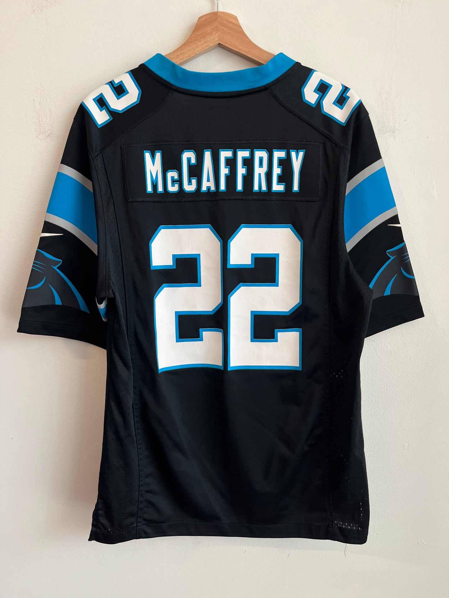 2010s Carolina Panthers Christian McCaffery Nike Home Jersey (S)