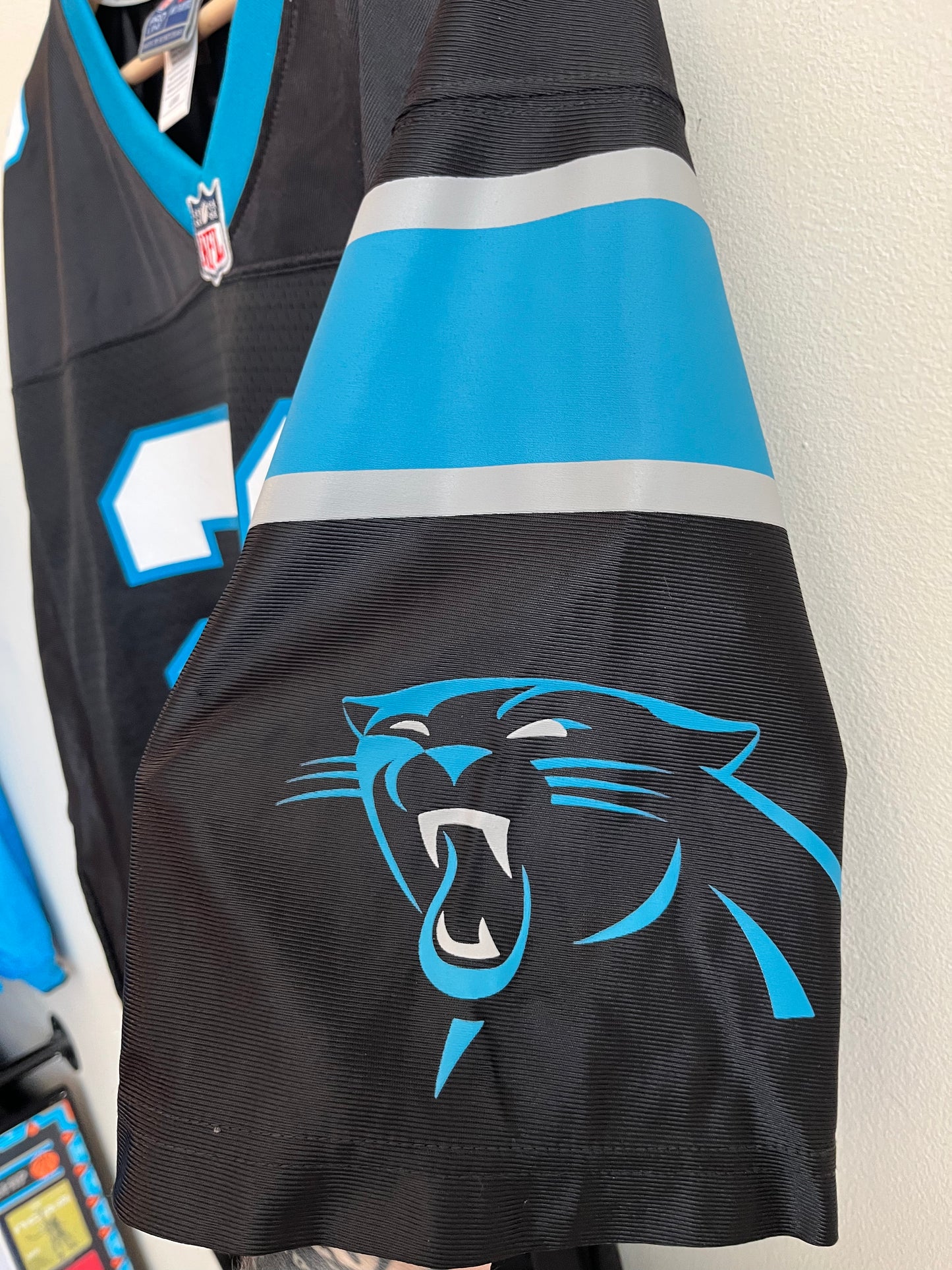 2010s Carolina Panthers Christian McCaffery Deadstock Jersey (L)
