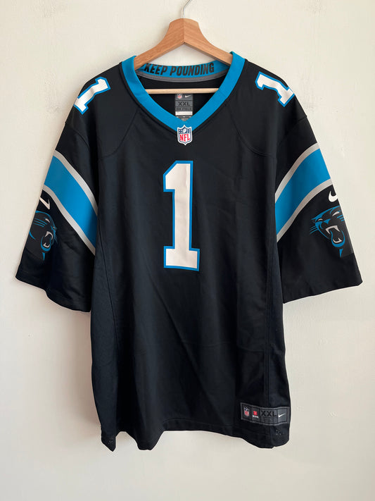 2010s Carolina Panthers Cam Newton Nike Home Jersey (XXL)