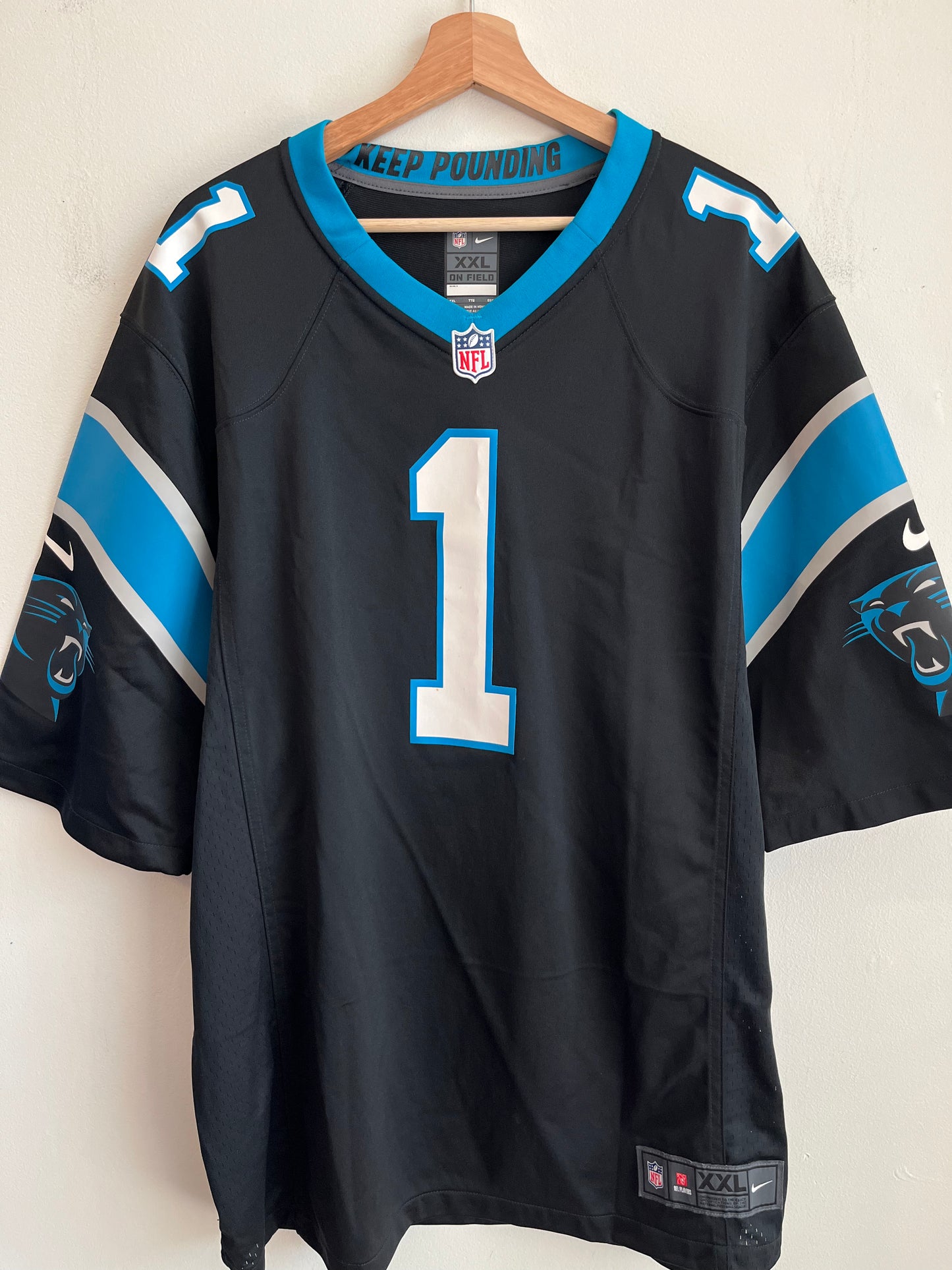 2010s Carolina Panthers Cam Newton Nike Home Jersey (XXL)
