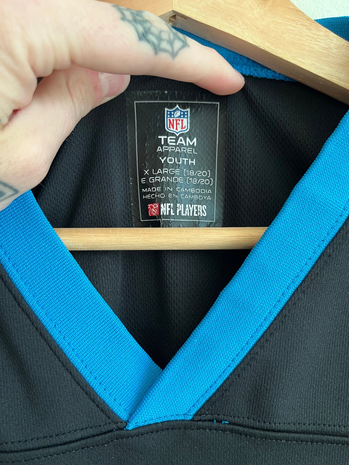 2010s Carolina Panthers Cam Newton NFL Players Jersey (Youth XL)