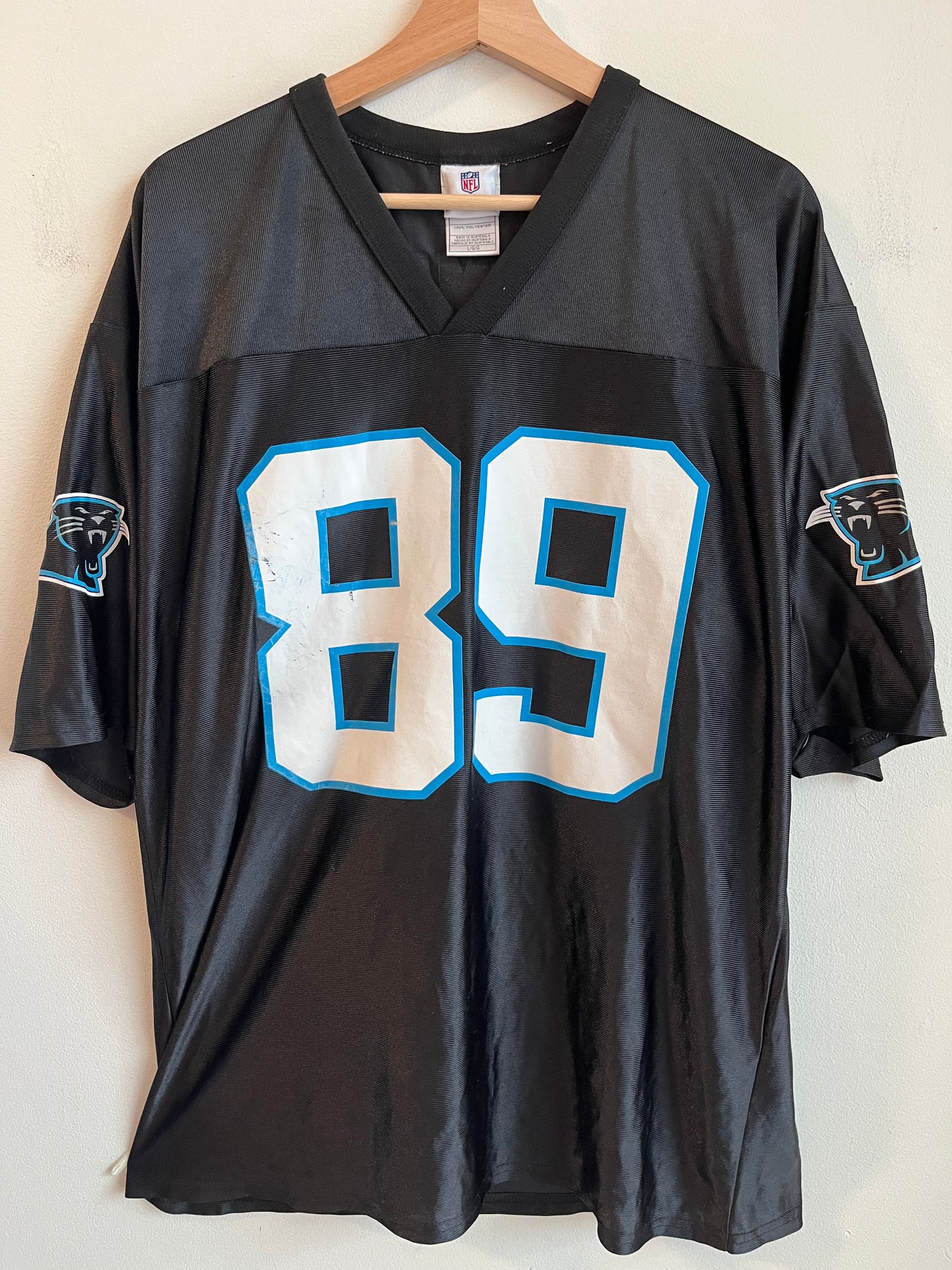00s Carolina Panthers Steve Smith NFL Players Jersey (L)