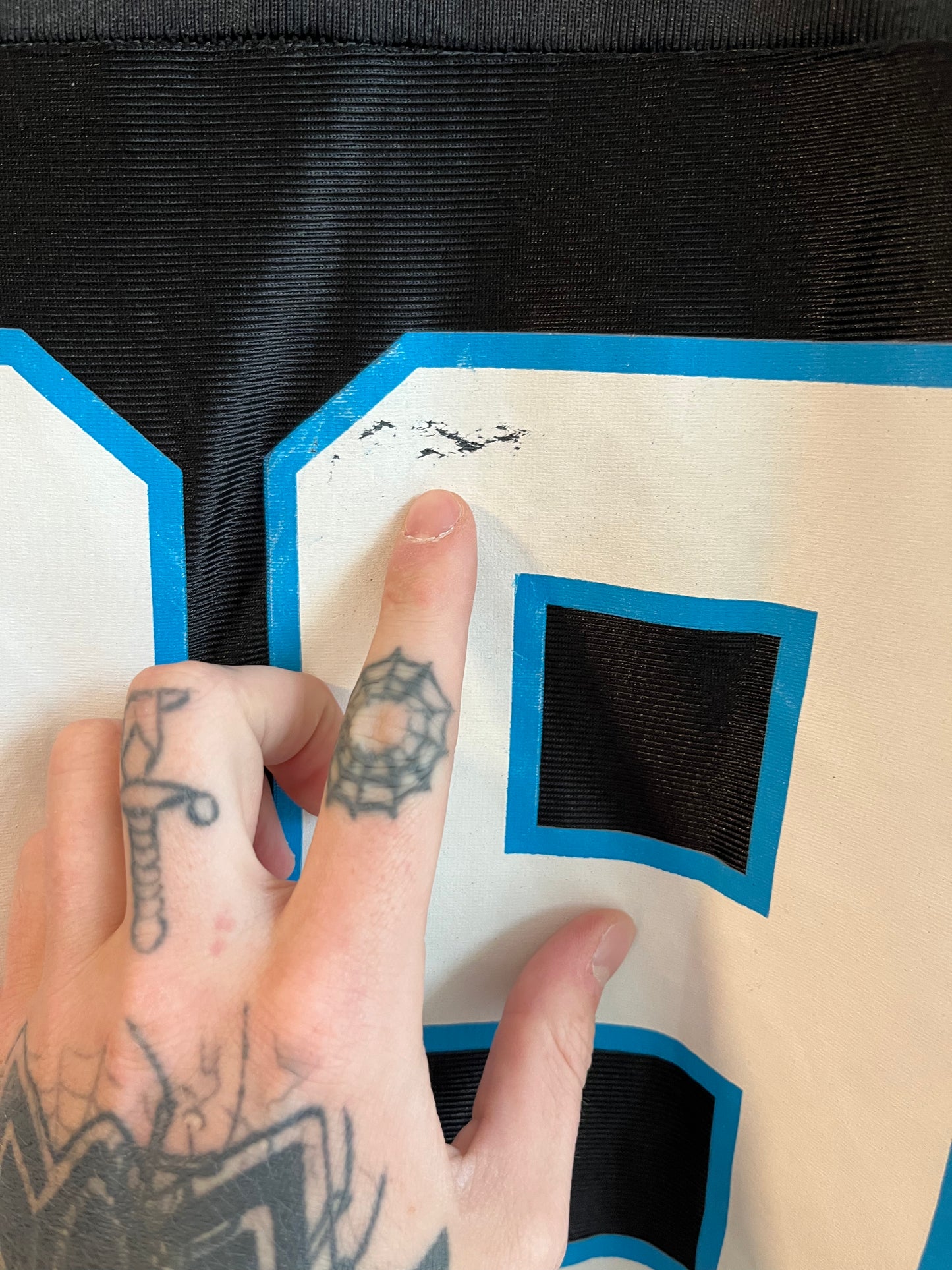 00s Carolina Panthers Steve Smith NFL Players Jersey (L)