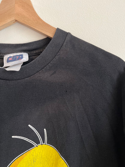 90s Carolina Panthers Tweety Bird Faded Tee (L)