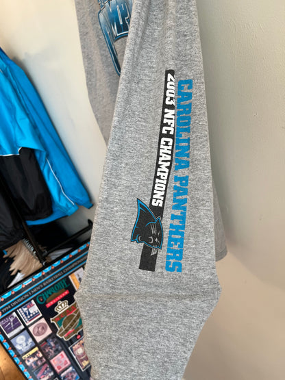 2003 Carolina Panthers Jake Delhomme & Julius Peppers Long Sleeve (XL)