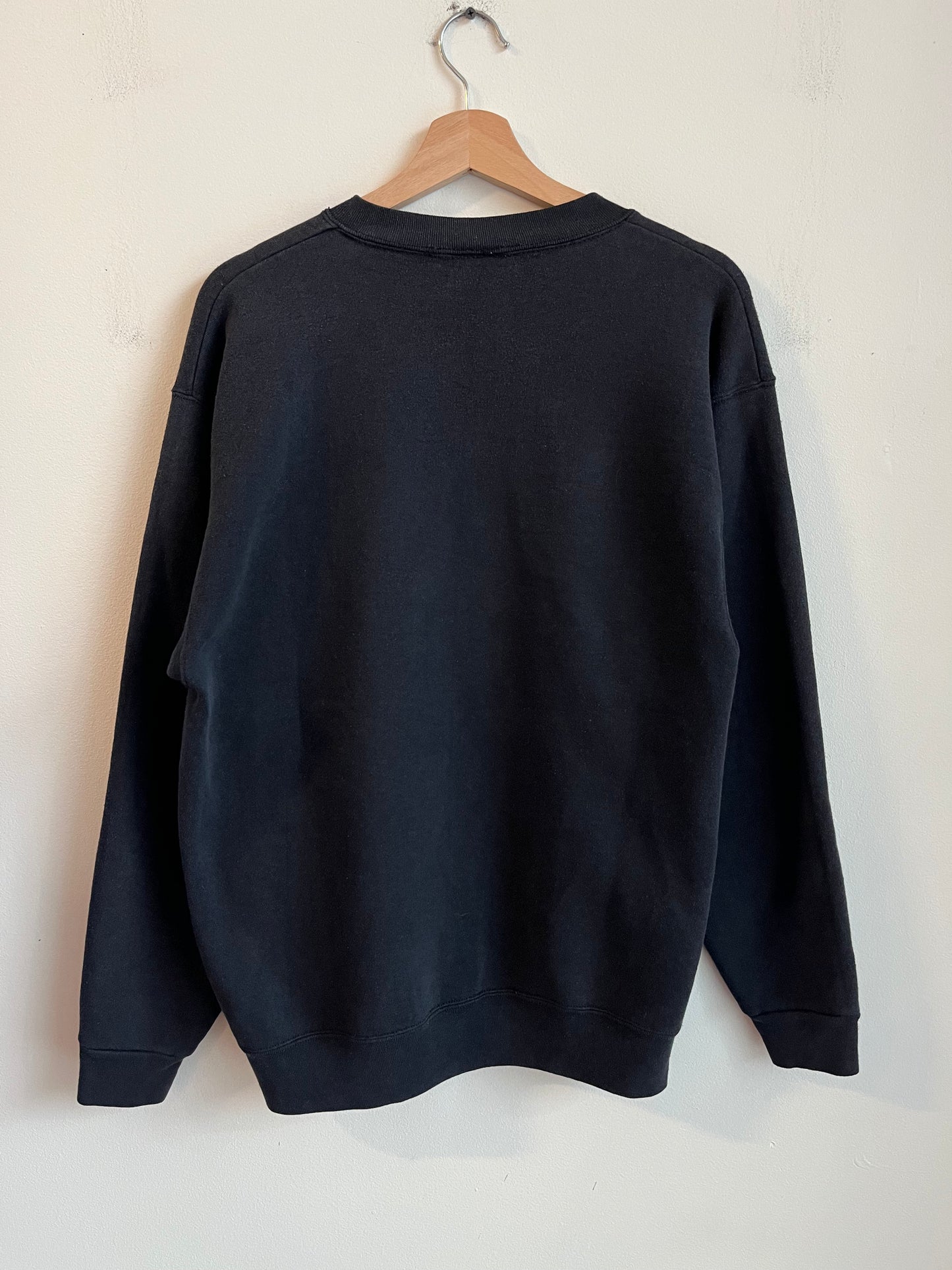 1993 Carolina Panthers Gym Gear Black Crewneck (L)