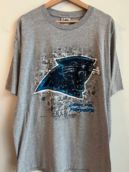 2000 Carolina Panthers Lee Flashback Helmet Tee (L)