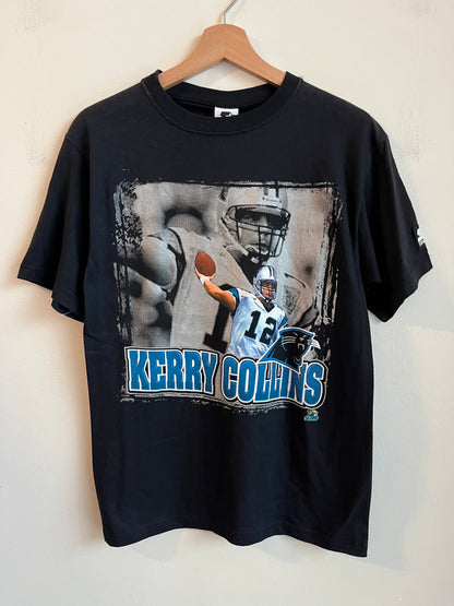 90s Carolina Panthers Kerry Collins Deadstock Starter Tee (Youth L)
