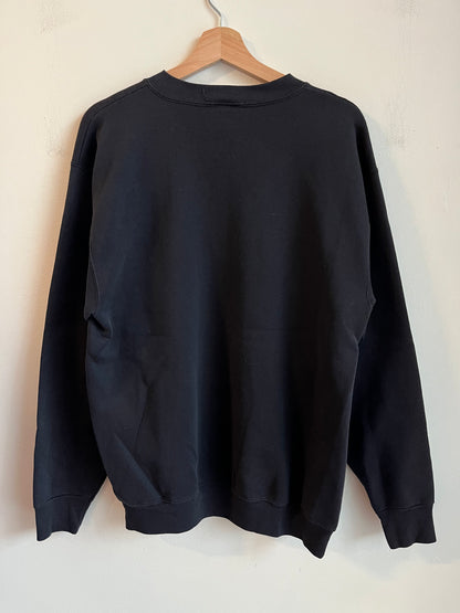 1993 Carolina Panthers Gym Gear Black Crewneck (L)