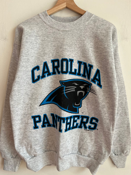 1993 Carolina Panthers Grey Competitor Crewneck (L)