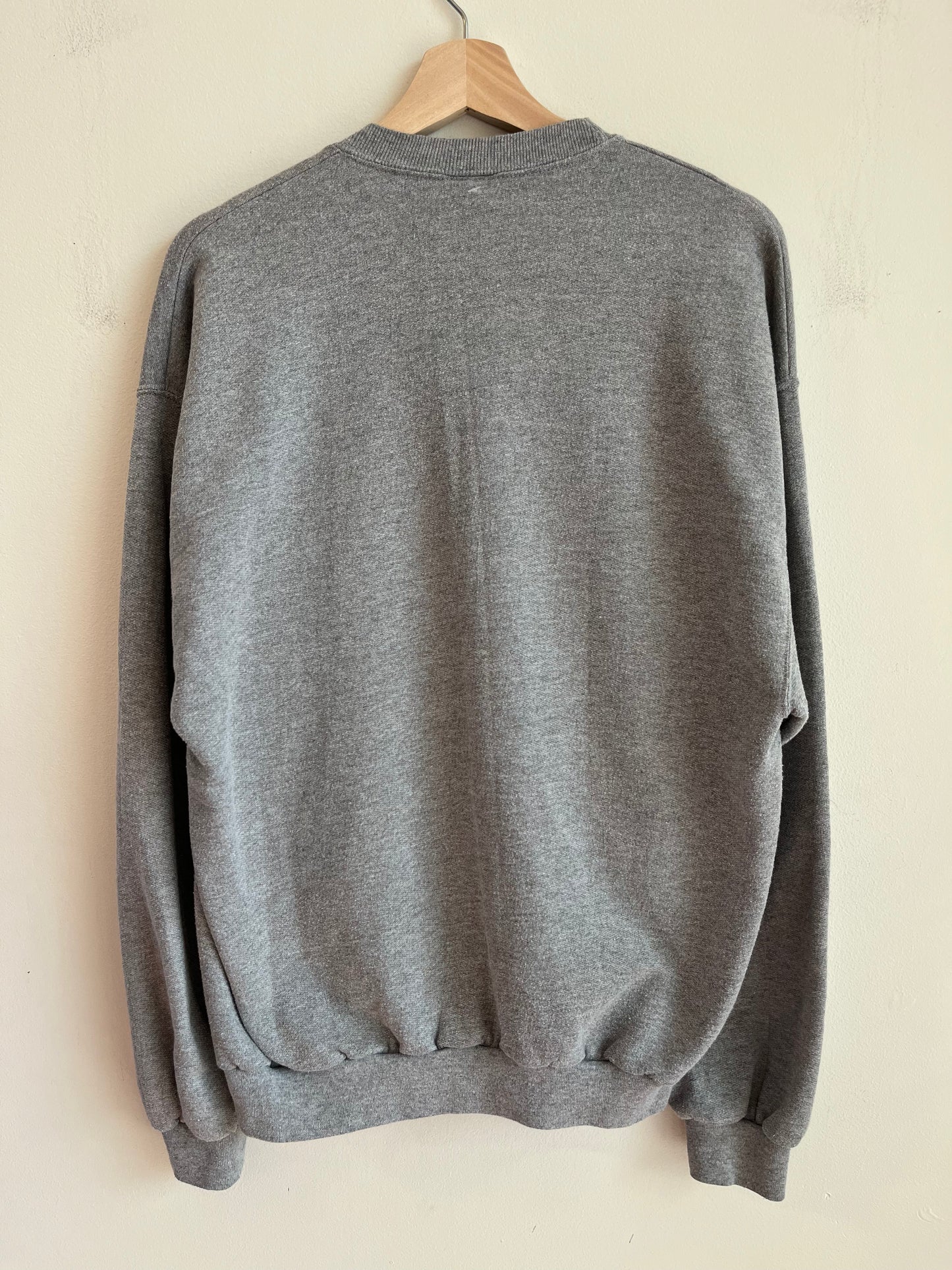 2003 Carolina Panthers Conference Champions Grey Crewneck (L)