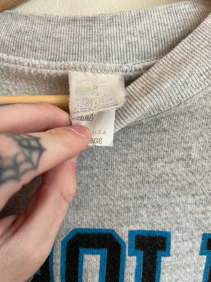 1993 Carolina Panthers Grey Competitor Crewneck (L)