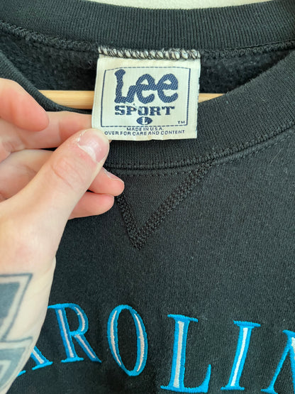 90s Carolina Panthers Lee Embroidered Crewneck (L)
