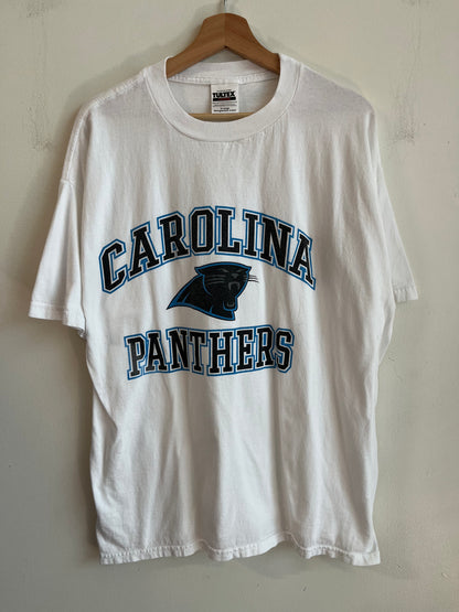 00s Carolina Panthers Tultex Spell Out Tee (XL)