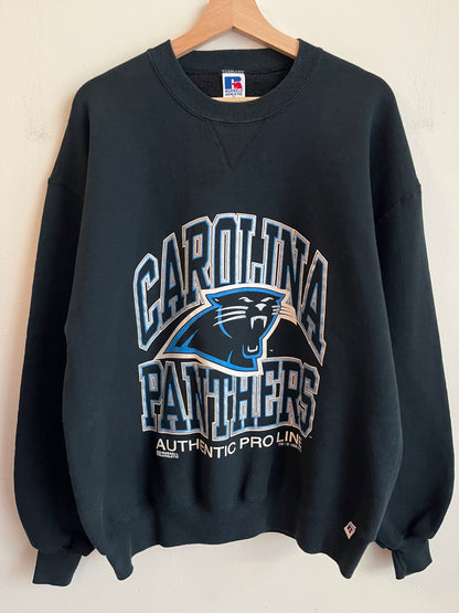 1995 Carolina Panthers Russell Athletics Pro Line Crewneck (XL)