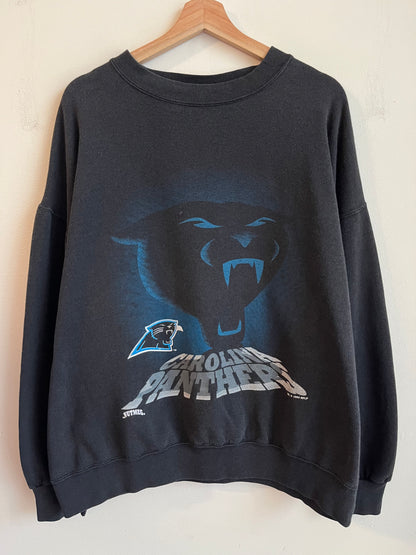 1993 Carolina Panthers Shadow Graphic Crewneck (XL)
