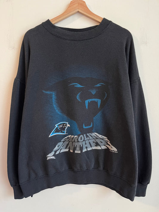 1993 Carolina Panthers Shadow Graphic Crewneck (XL)