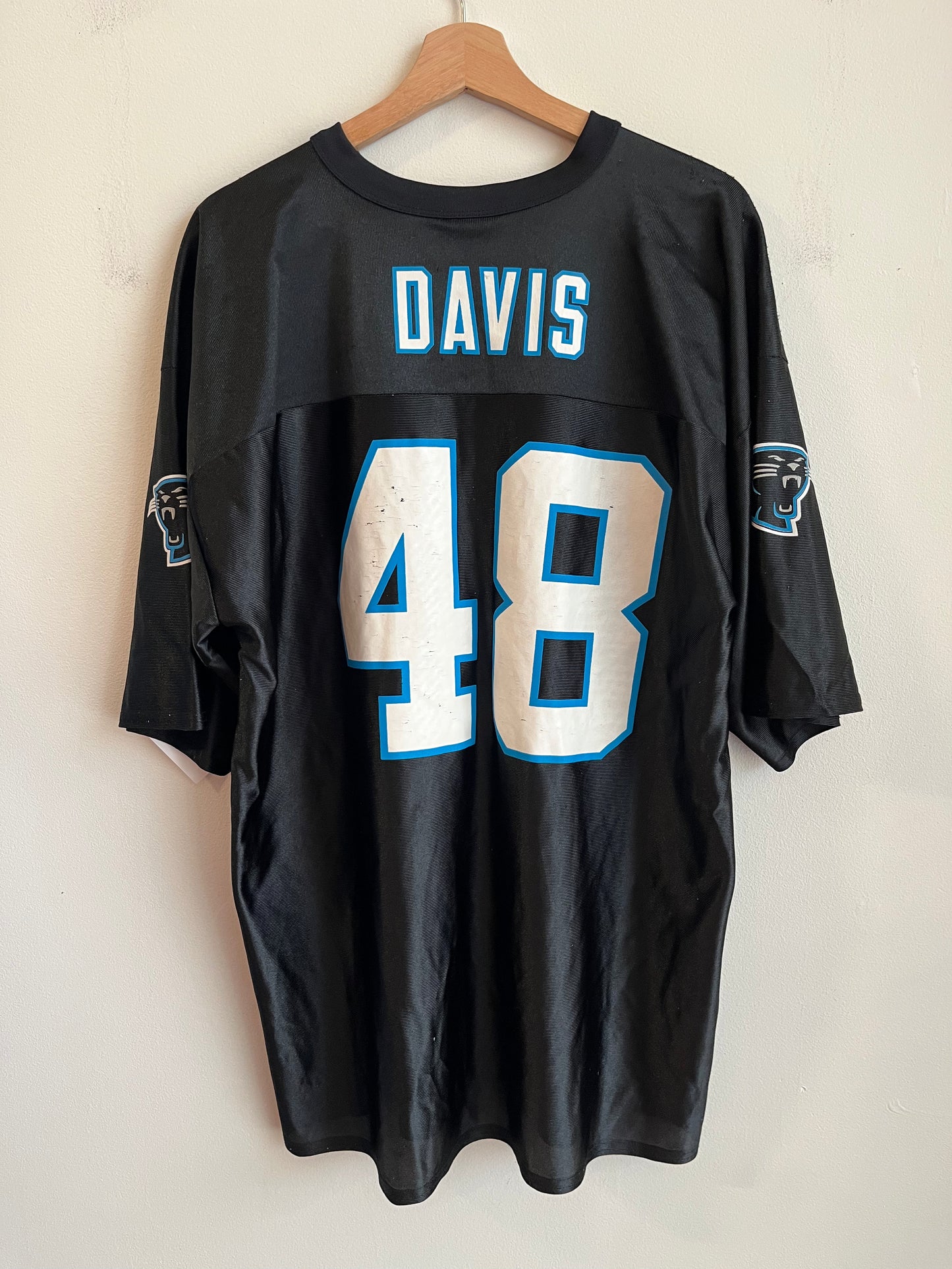 2003 Carolina Panthers Conference Champs Stephen Davis Jersey (XL)
