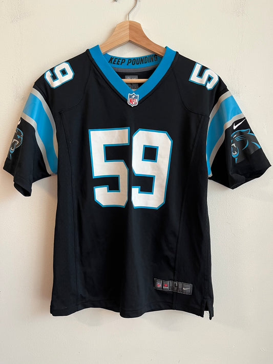 2017 Carolina Panthers Luke Kuechly Home Jersey (Youth L)