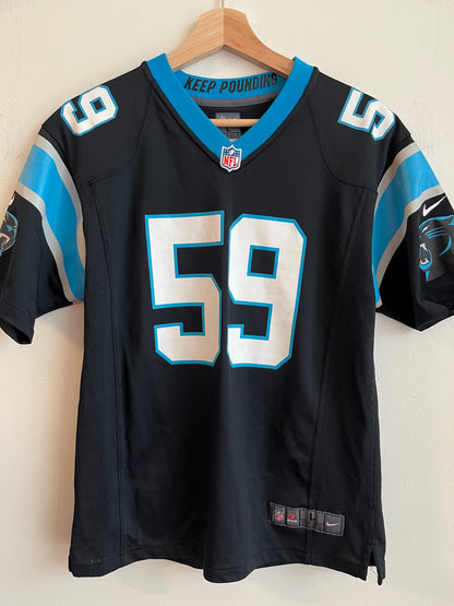 2017 Carolina Panthers Luke Kuechly Home Jersey (Youth L)