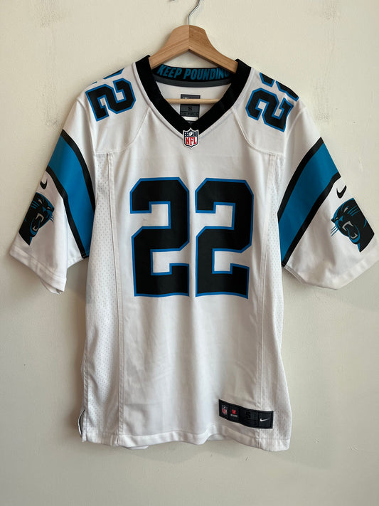 2010s Carolina Panthers Christian McCaffery Away Jersey (S)