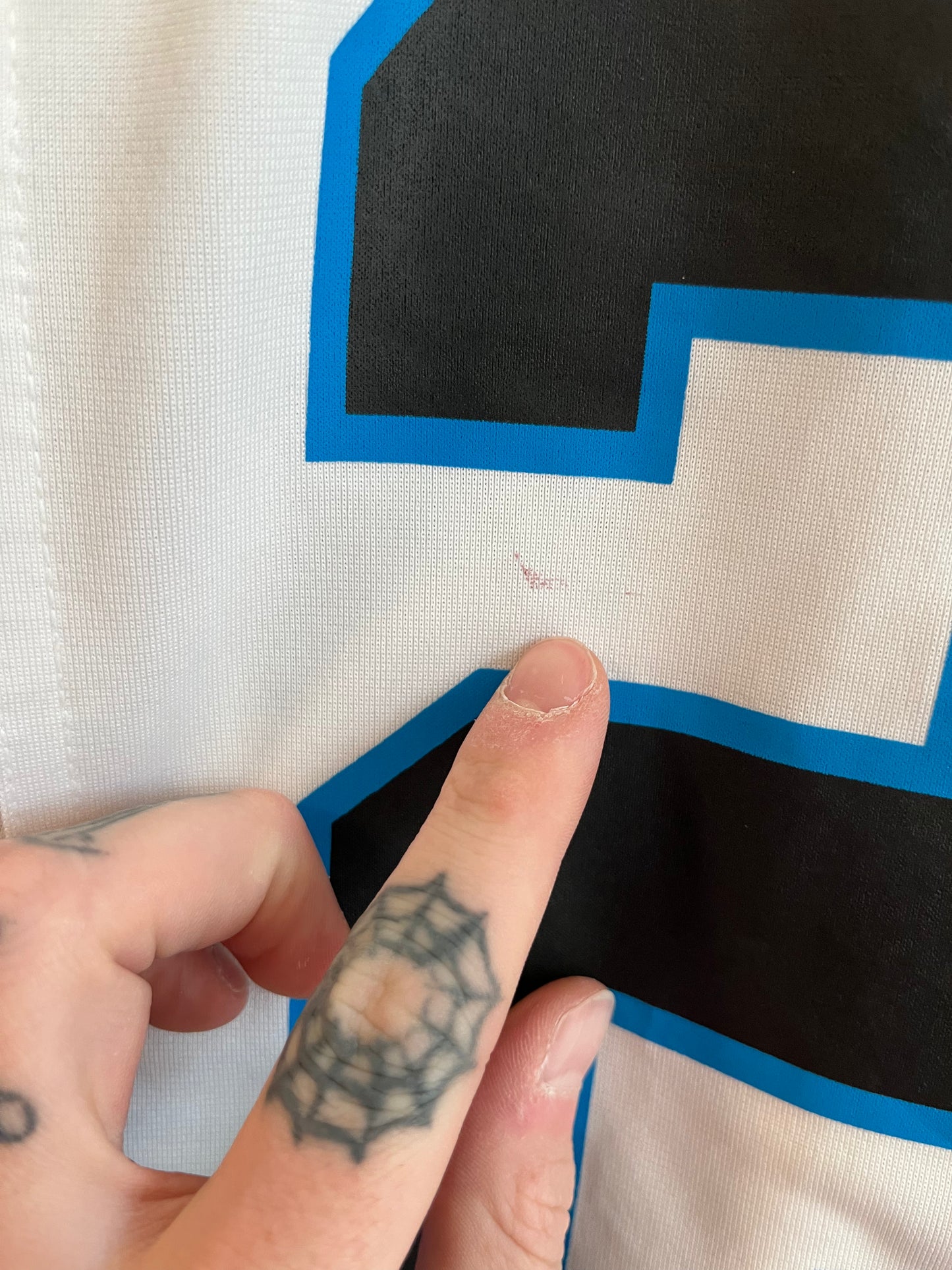 2010s Carolina Panthers Christian McCaffery Away Jersey (S)