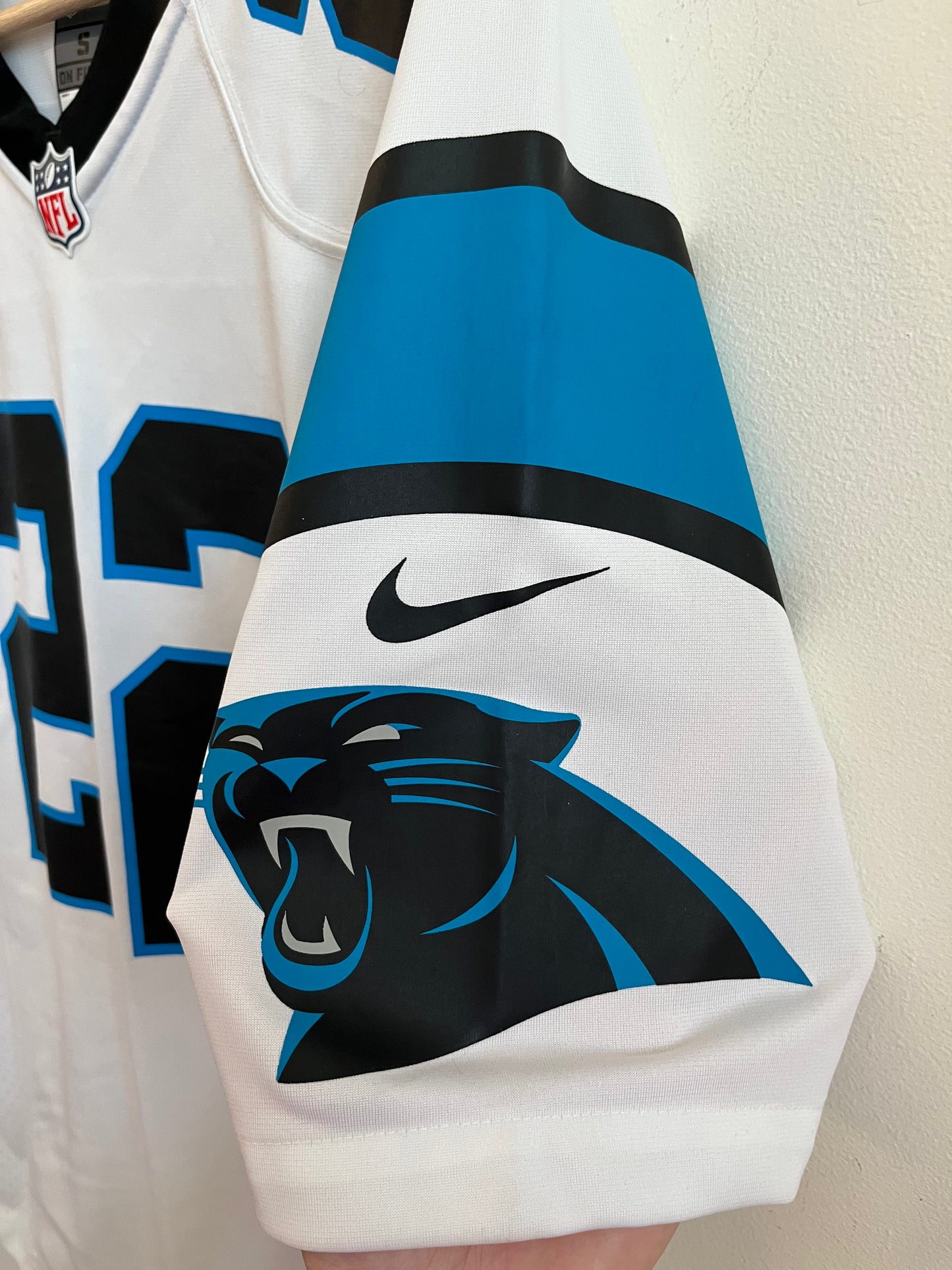 2010s Carolina Panthers Christian McCaffery Away Jersey (S)