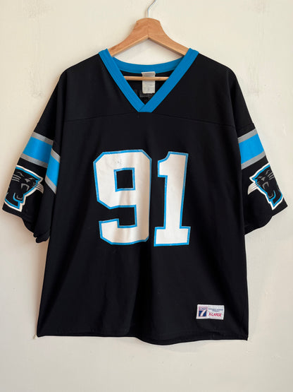 90s Carolina Panthers Kevin Greene Logo 7 Boxy Jersey (XL)