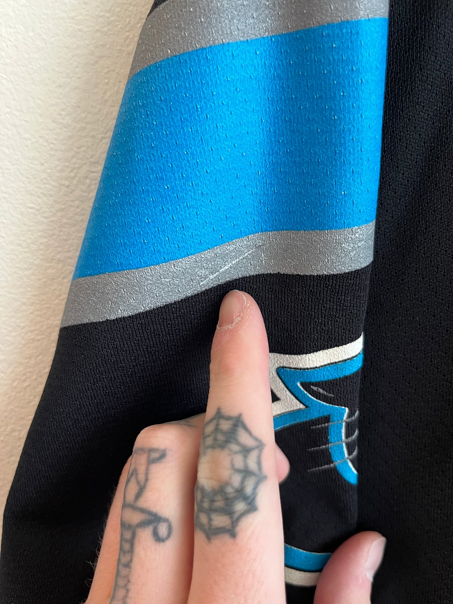 90s Carolina Panthers Kevin Greene Logo 7 Boxy Jersey (XL)