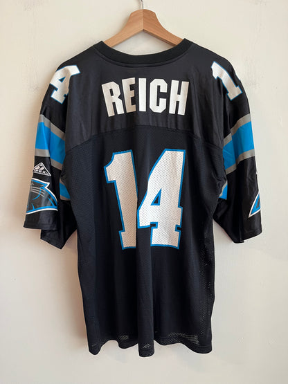 90s Carolina Panthers Apex One Frank Reich Home Jersey (L)