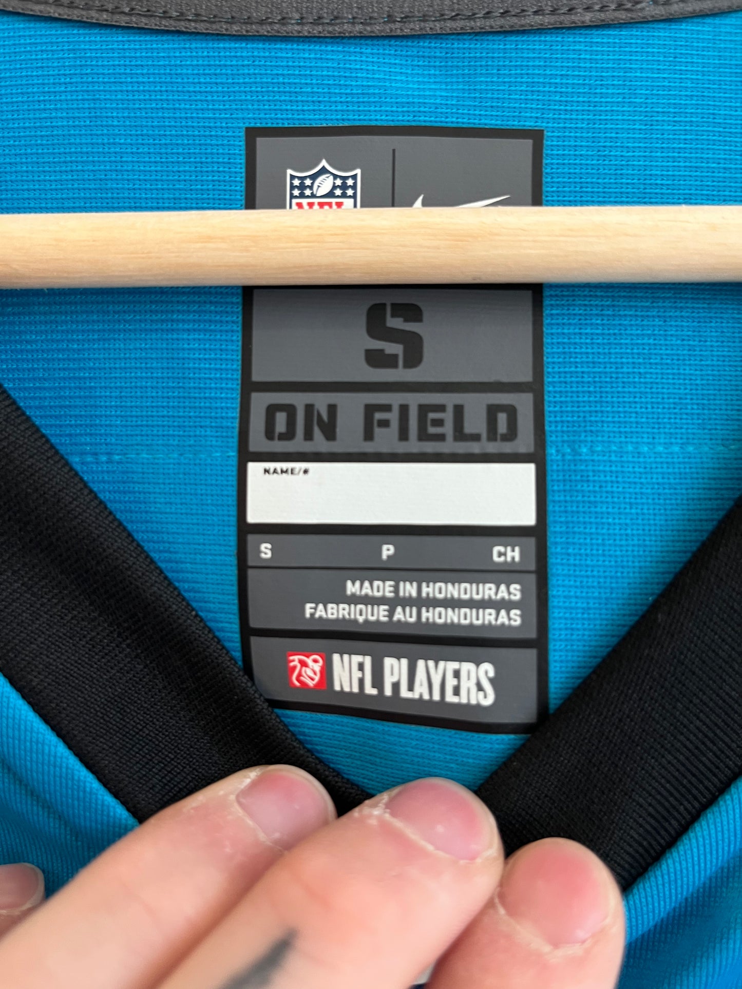 2010s Carolina Panthers Cam Newton Electric Blue Jersey (S)