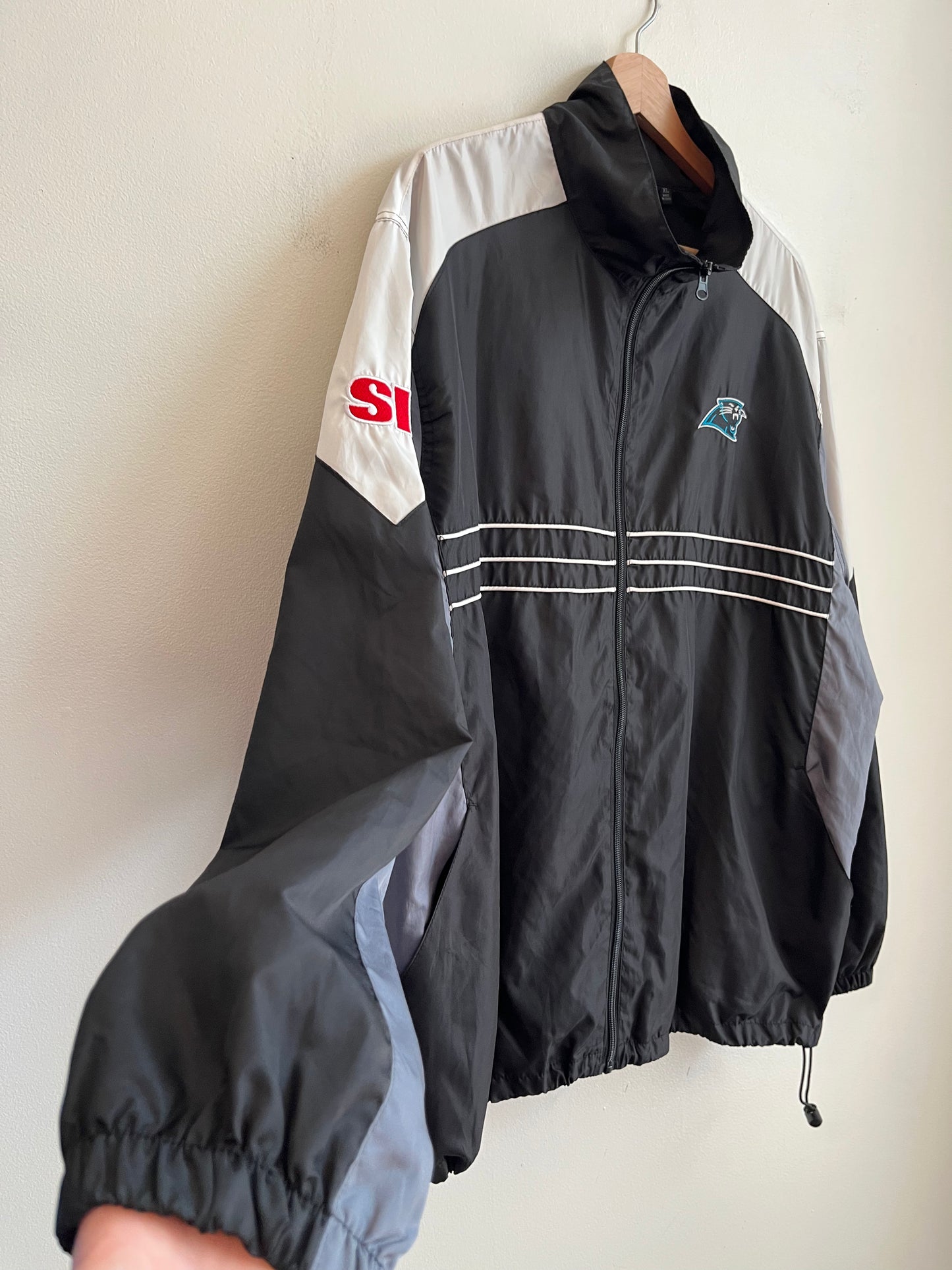00s Carolina Panthers Sports Illustrasted Essential NFL Windbreaker (XL)