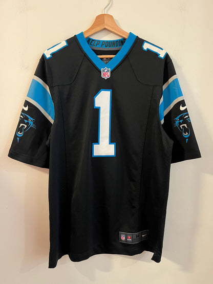 2012 Carolina Panthers Cam Newton Nike Home Jersey (M)