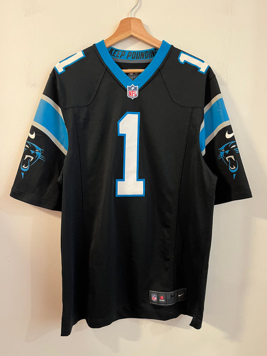 2012 Carolina Panthers Cam Newton Nike Home Jersey (M)