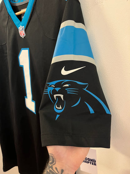 2012 Carolina Panthers Cam Newton Nike Home Jersey (M)