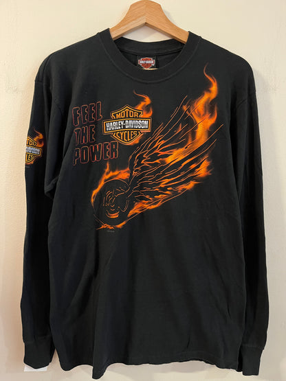 2012 Harley Davidson "Feel The Power" Long-Sleeve Shirt (M)