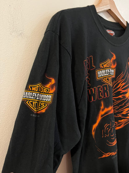 2012 Harley Davidson "Feel The Power" Long-Sleeve Shirt (M)
