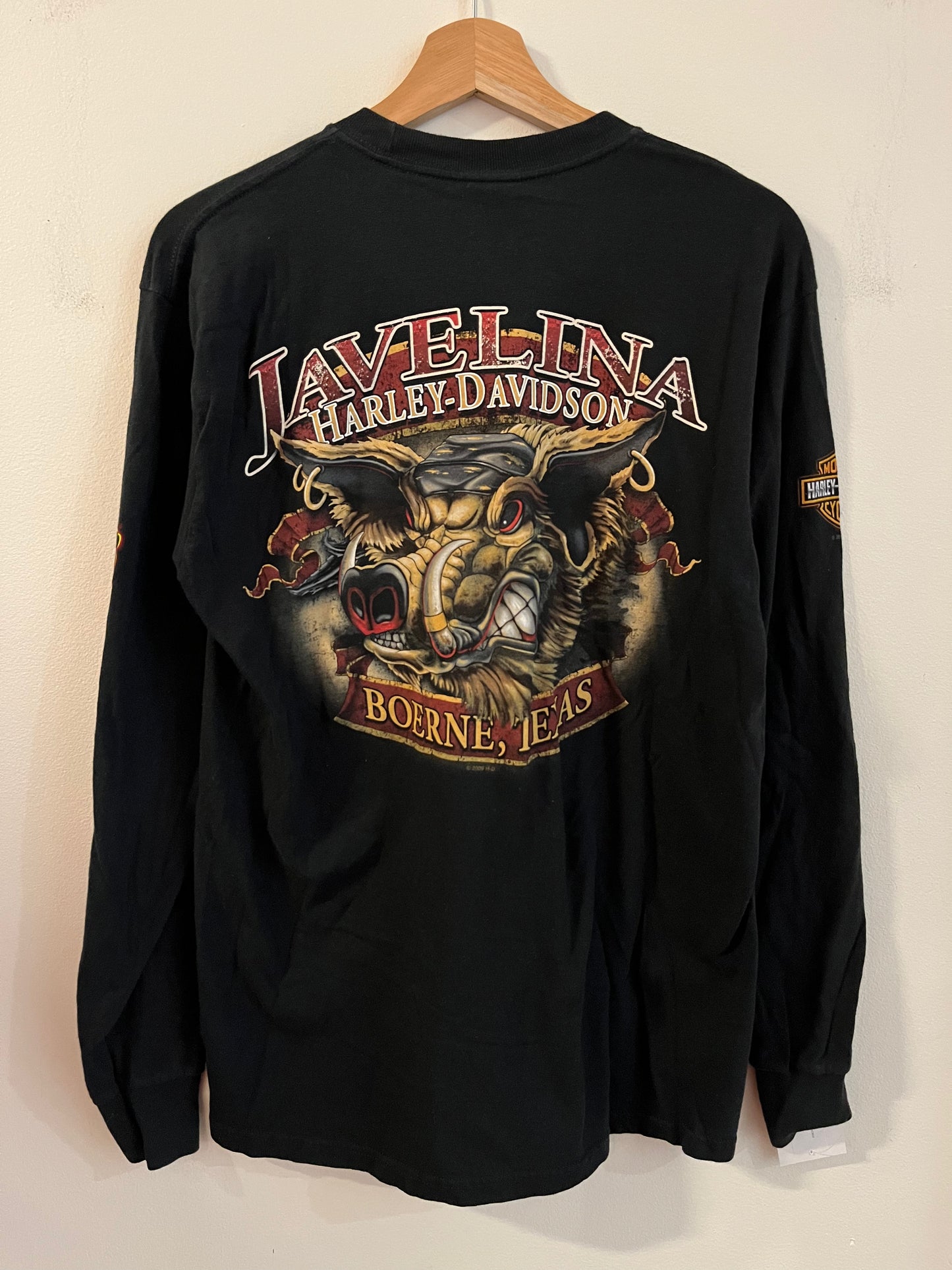 2012 Harley Davidson "Feel The Power" Long-Sleeve Shirt (M)