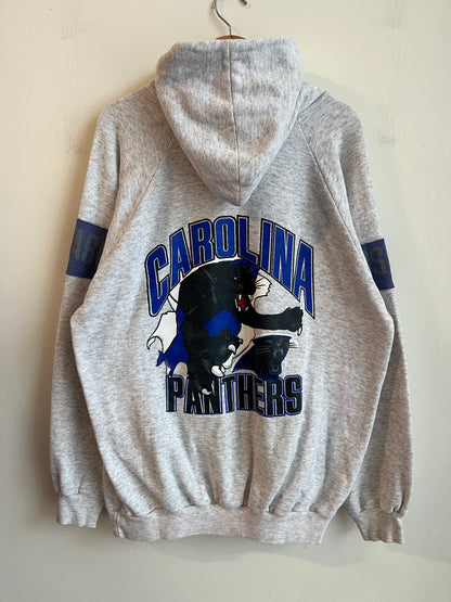 90s Carolina Panthers Breakthrough Front/Back Graphic Bootleg Hoodie (XXL)
