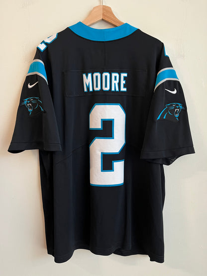 2022 Carolina Panthers DJ Moore Stitched Home Jersey (3XL)