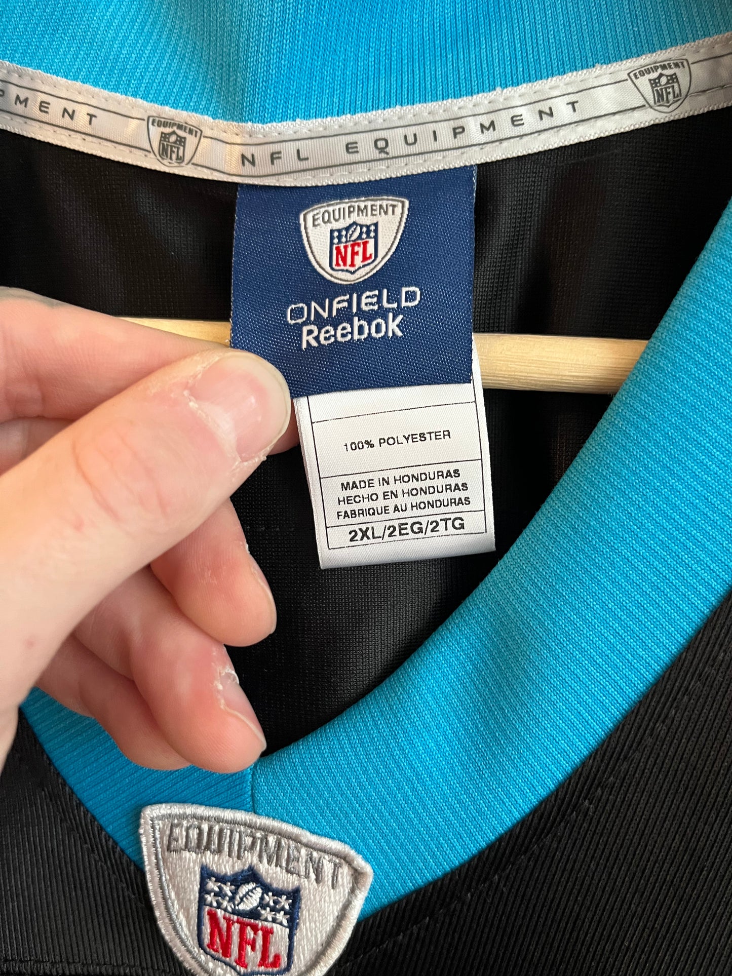 2000s Carolina Panthers DeAngelo Williams Stitched Home Jersey (XXL)