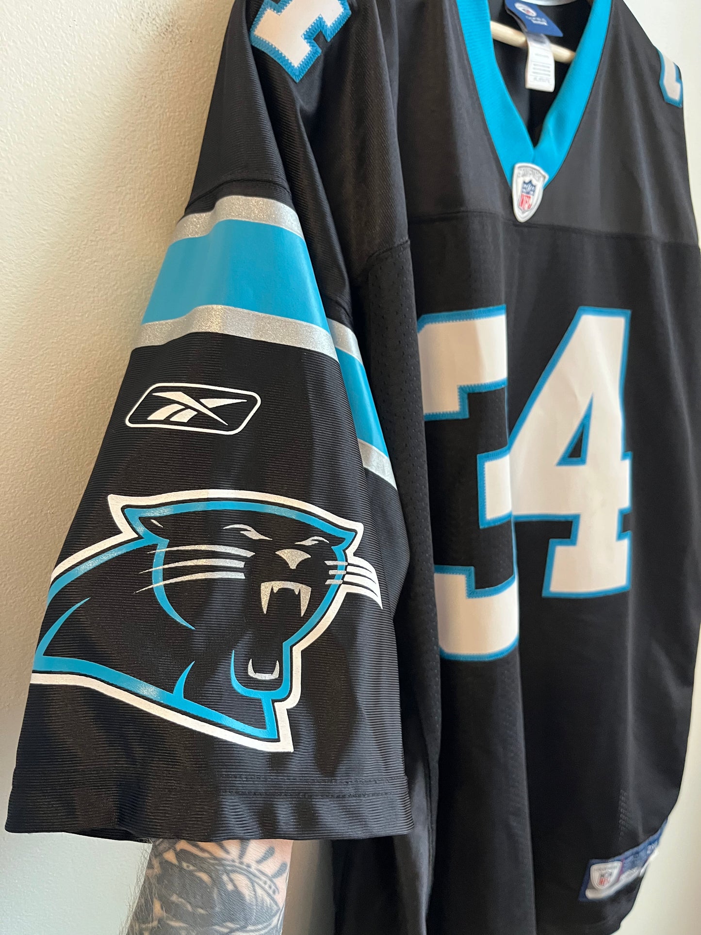 2000s Carolina Panthers DeAngelo Williams Stitched Home Jersey (XXL)
