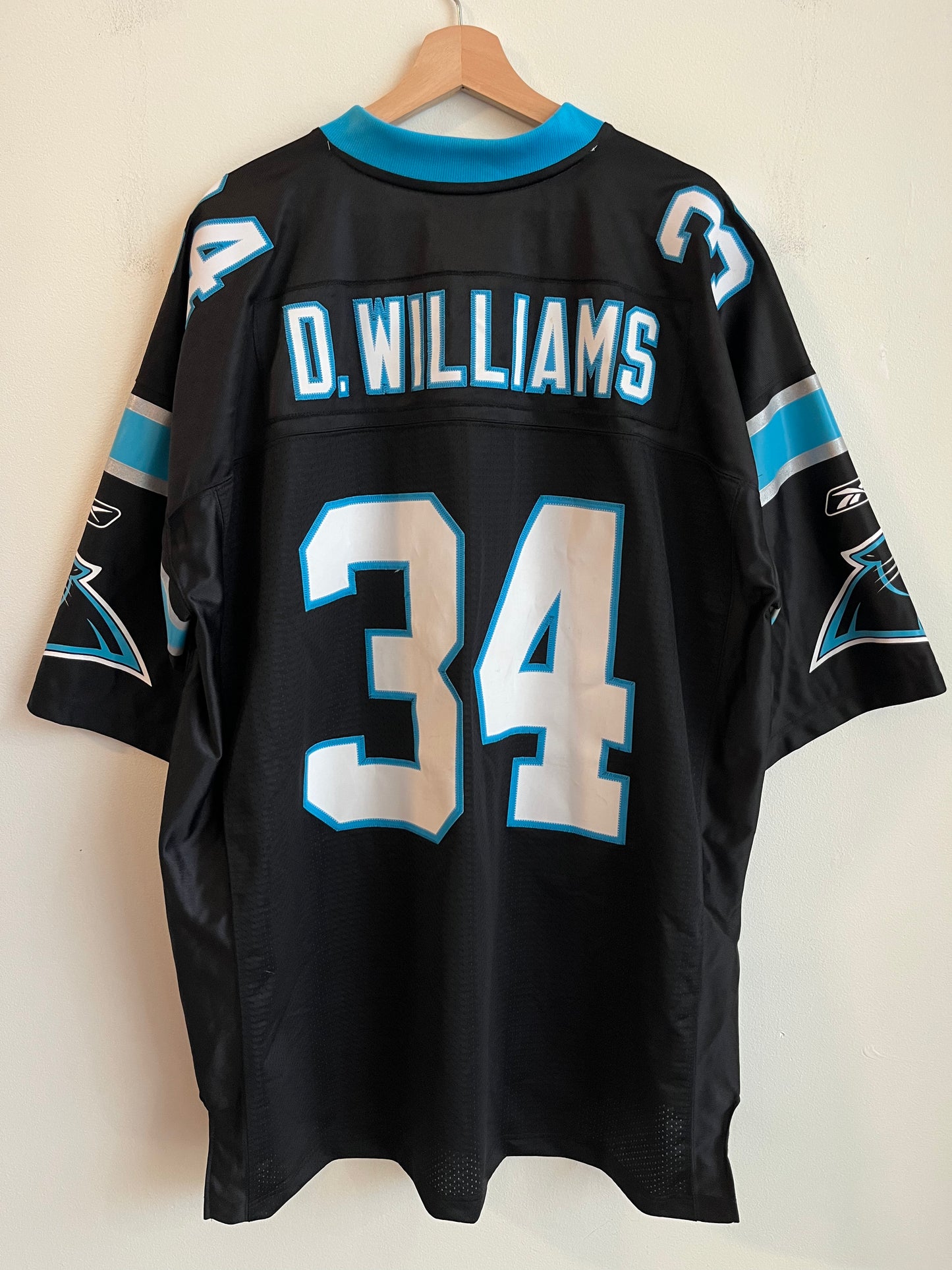 2000s Carolina Panthers DeAngelo Williams Stitched Home Jersey (XXL)
