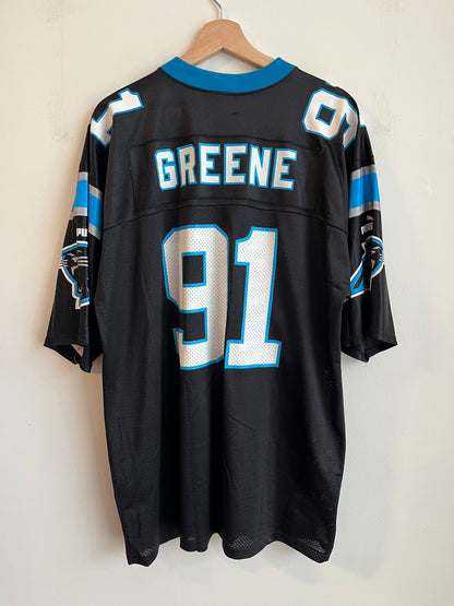 1990s Carolina Panthers Kevin Greene Puma Home Jersey (L)