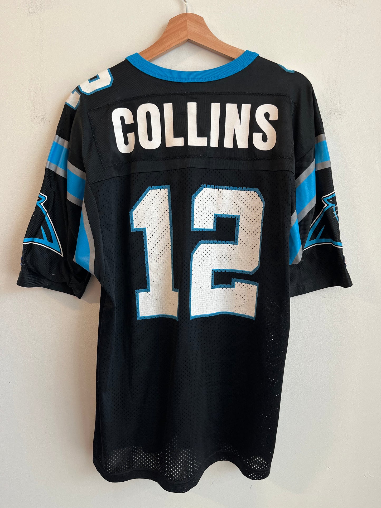 1990s Carolina Panthers Kerry Collins Champion Home Jersey (M)