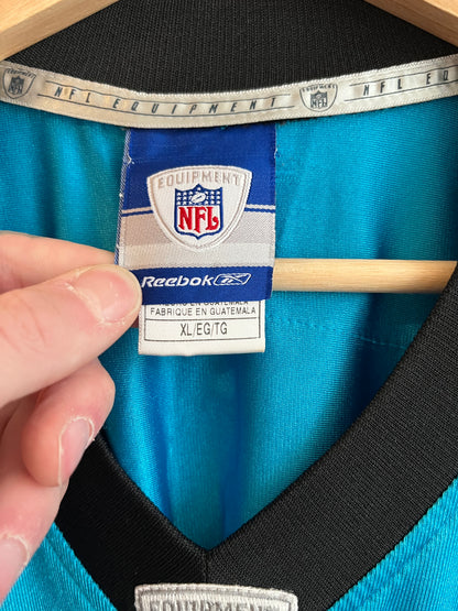 2000s Carolina Panthers Thomas Davis Electric Blue Jersey (XL)