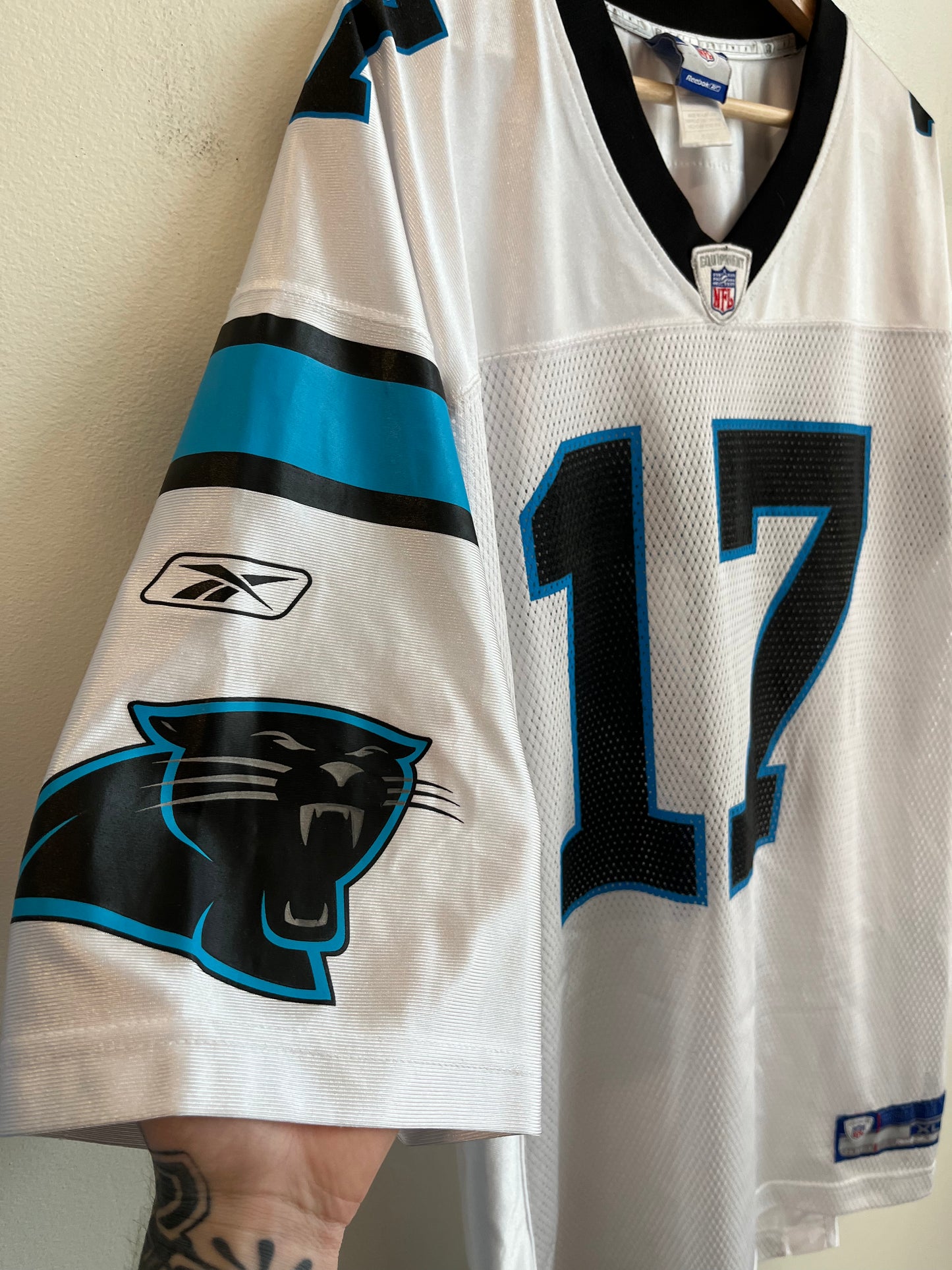 2000s Carolina Panthers Jake Delhomme Away Jersey (XL)
