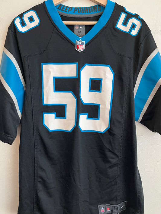 2010s Carolina Panthers Luke Kuechly Nike Home Jersey (M)