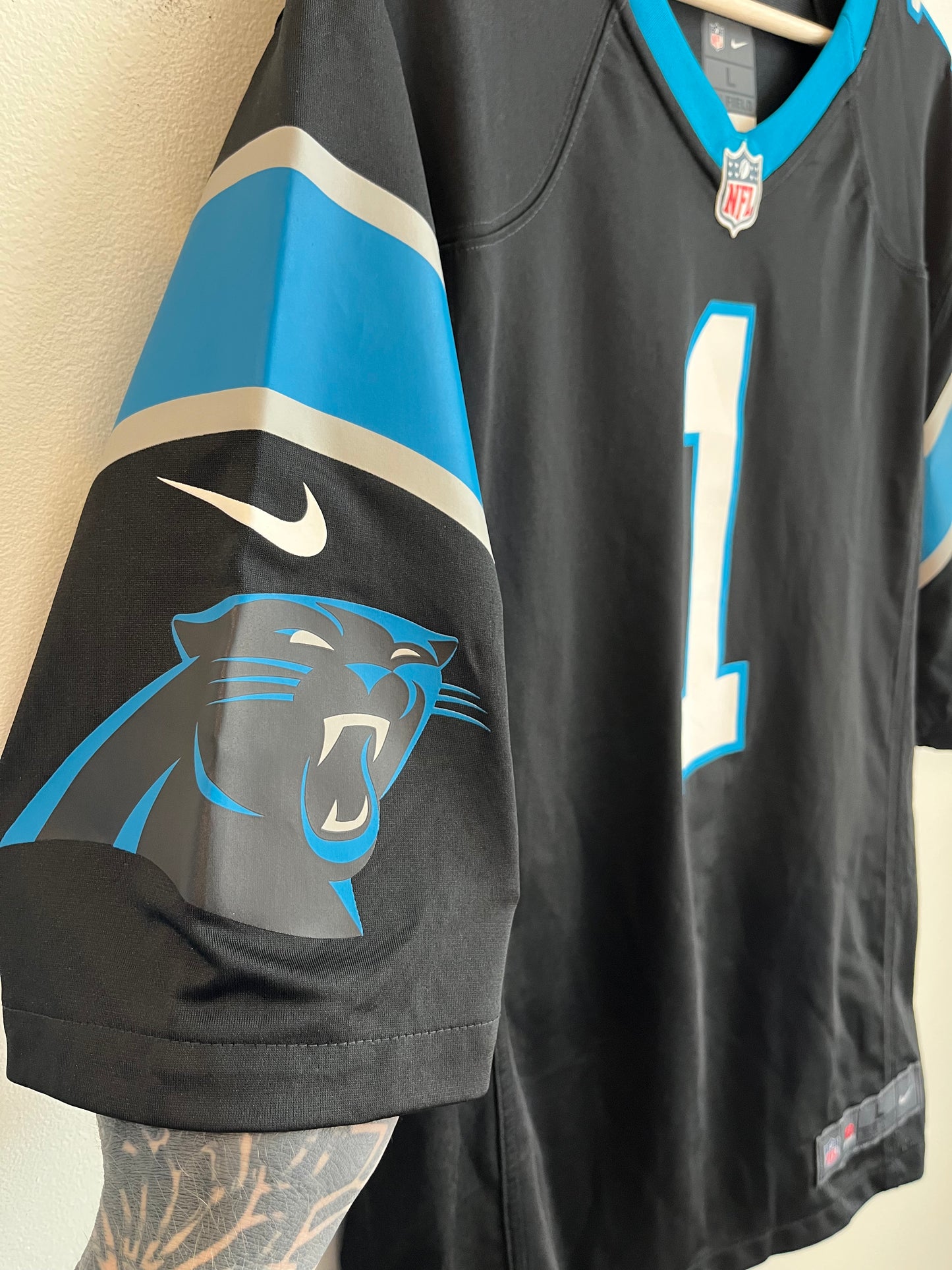 2010s Carolina Panthers Cam Newton Home Jersey (L)