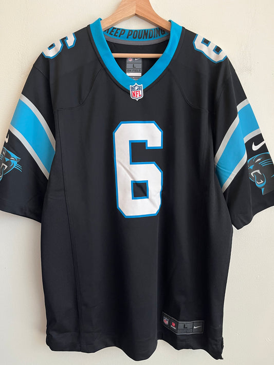 2022 Carolina Panthers Baker Mayfield Home Jersey (L)